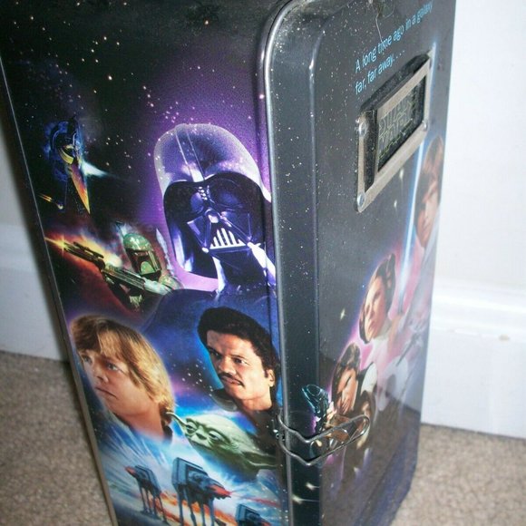 Star Wars Toy Lot Micro Machines Mini Heads Darth Vader Trooper Tin Box, Figures - Picture 11 of 14